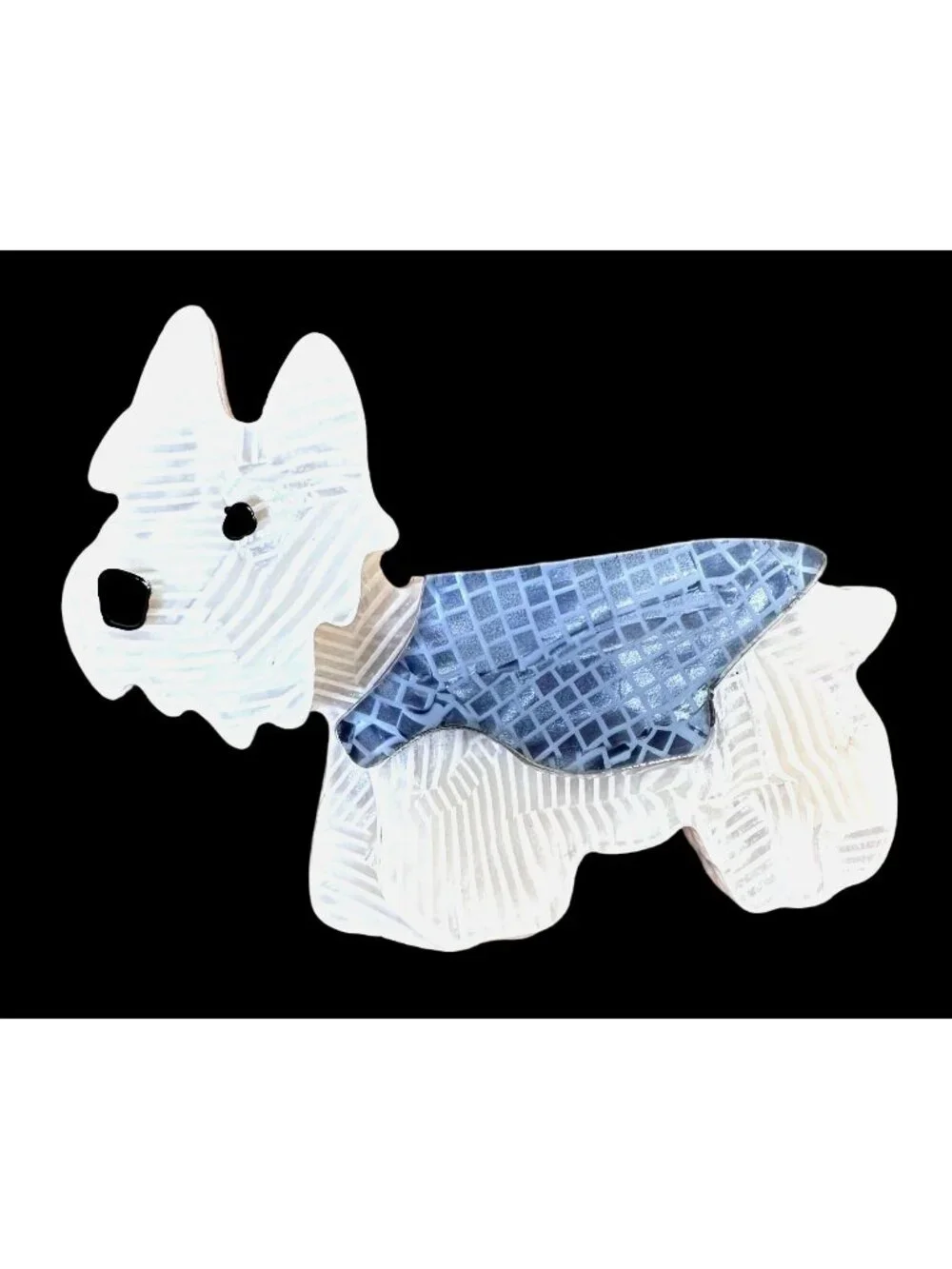 West Highland Terrier Dog Brooch Scottish Terrier Pin Scottie Westie Christmas